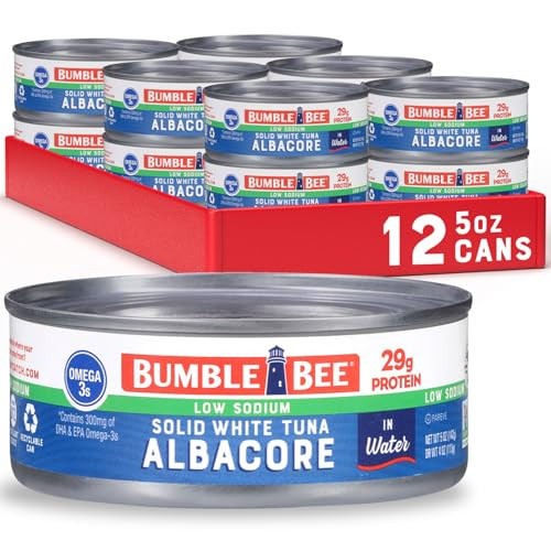 Bumble Bee Low Sodium Solid White Albacore Tuna in Water 12-Pack