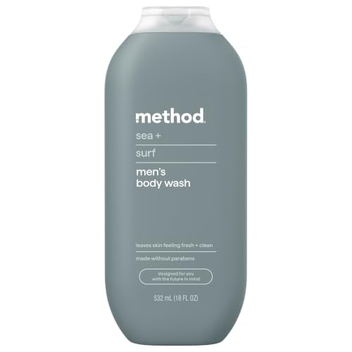 Method Men's Body Wash, Sea + Surf Scent, 18 fl oz
