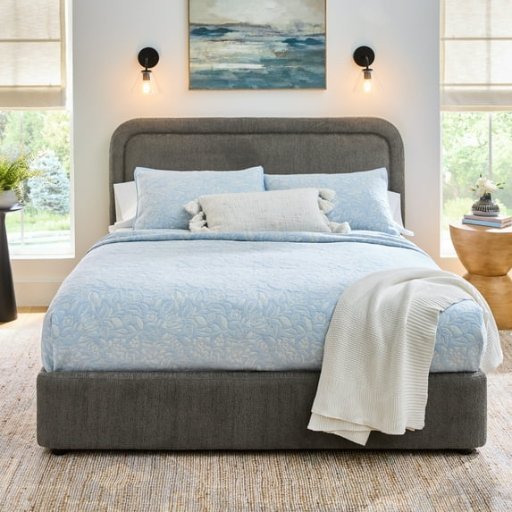 Better Homes & Gardens Juliet Queen Platform Bed (Gray)