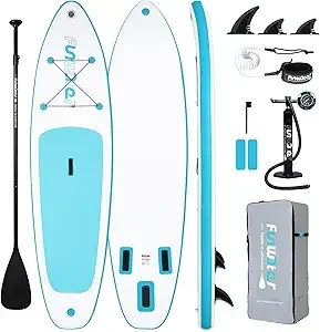 FunWater Inflatable Stand Up Paddle Board with Accessories