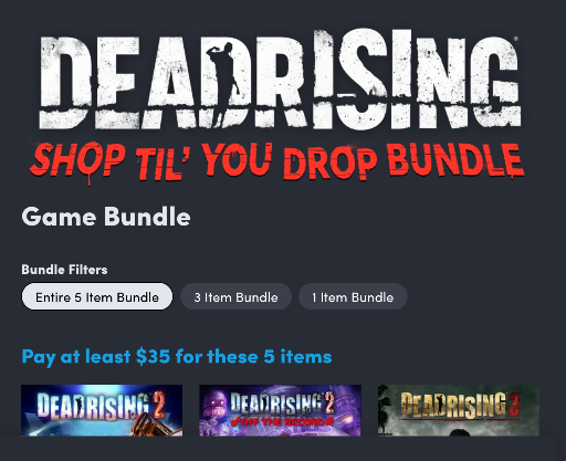 5-Game DeadRising Shop Til' You Drop Bundle (PC Digital Download)