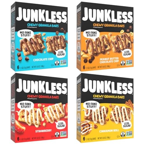 JUNKLESS Classic Chewy Granola Bars