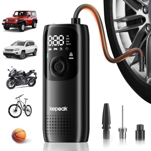 Kepeak 150PSI Portable Cordless Tire Inflator / Air Compressor