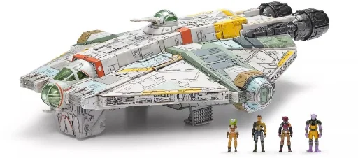 Star Wars Micro Galaxy Squadron Ghost with Mini Figures Deal