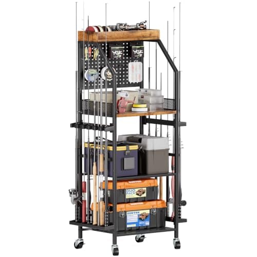 4-Tier Fishing Rod Holder Rack Deal
