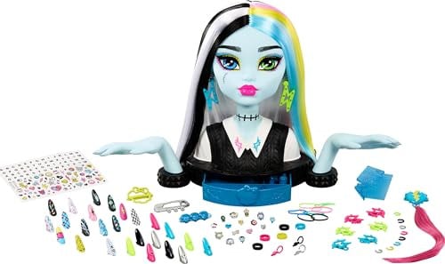 65-Piece Monster High Frankie Stein Styling Head Playset Deal