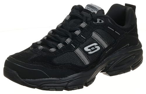 Skechers Vigor 2.0 Trait Memory Foam Sneakers, Black, Size 13 Deal