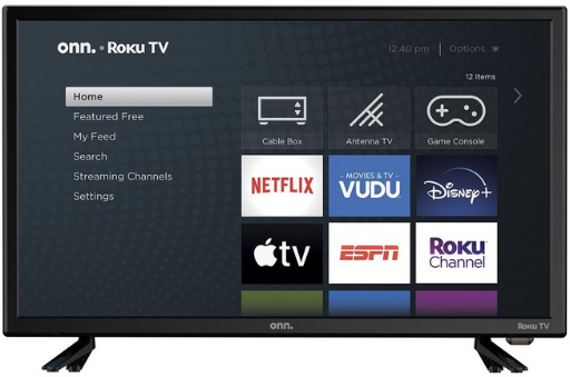onn 24" 720P HD Roku Smart Television