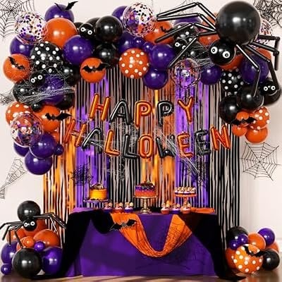 Halloween Balloon/Curtain Decorations