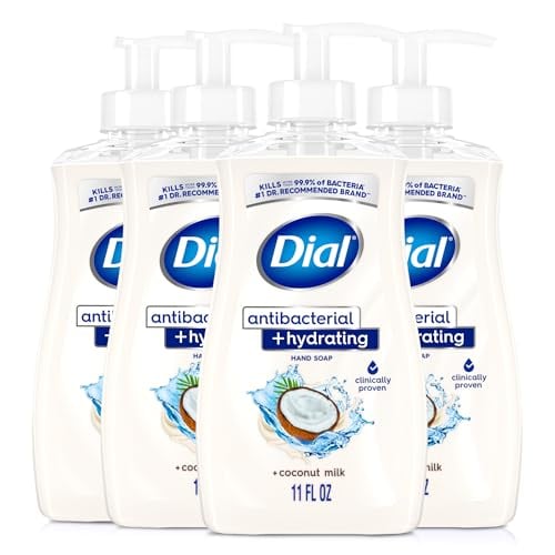 Dial Antibacterial Liquid Hand Soap 4-Pack (Shea Butter)
