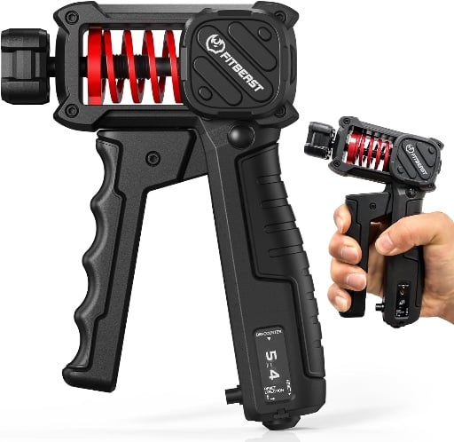 Adjustable Grip Strength Trainer with Counter   Deal