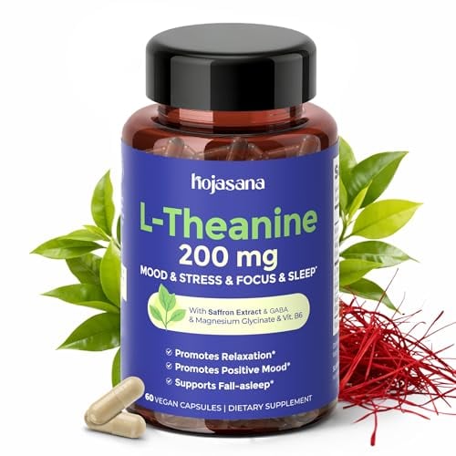 L-Theanine 200mg with Saffron, Magnesium Glycinate & VIT.B6 Deal