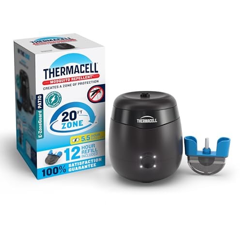 Thermacell E-ZoneGuard Patio Rechargeable Mosquito Repeller w/ 20' Zone, 5.5-Hour Battery & 12-Hour Refill Deal