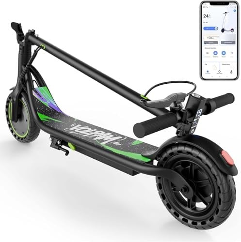 VOLPAM Electric Scooter with 8.5" Solid Tire, 350W Motor & 19 MPH