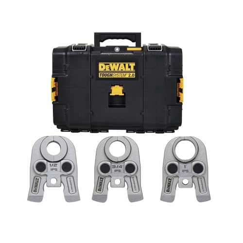 DEWALT Compact IPS Press Jaws Kit, 1/2In. - 1-1/4In.