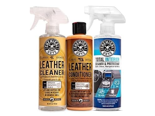 Chemical Guys Leather & Interior Care Bundle 3-Piece 16-oz Deal