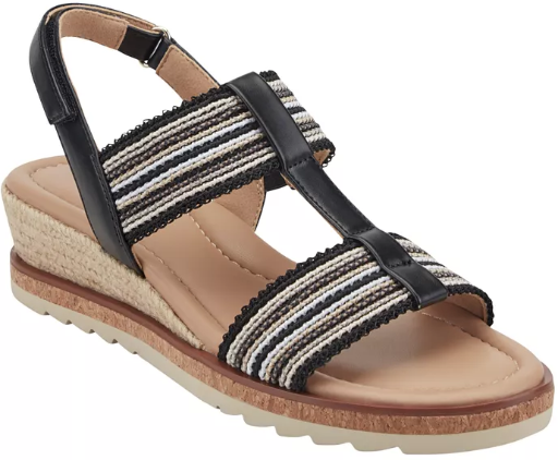 Easy Spirit Women's Selene Strappy Wedge Slingback Sandals Deal