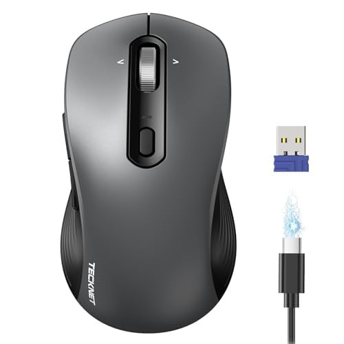 TECKNET Rechargeable Bluetooth Mouse USB  Deal