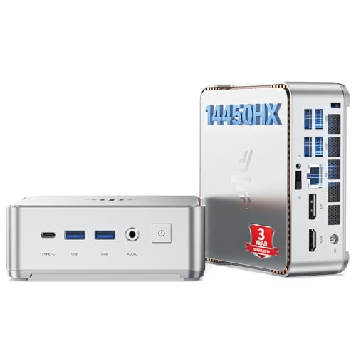 KAMRUI Hyper H2 Mini PC: i5-14450HX, 32GB DDR4, 1TB PCle4.0 SSD, Win 11 Pro