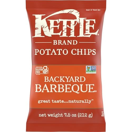 Kettle Brand Backyard Barbeque Kettle Potato Chips 7.5 oz Bag