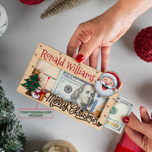 Christmas Money Holder Custom Cash Gift