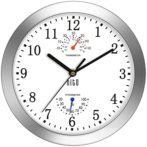HITO 10 Inch Silent Wall Clock Deal