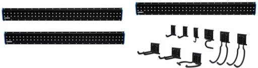 HART Garage Storage Rail Starter Kit (18-Piece)