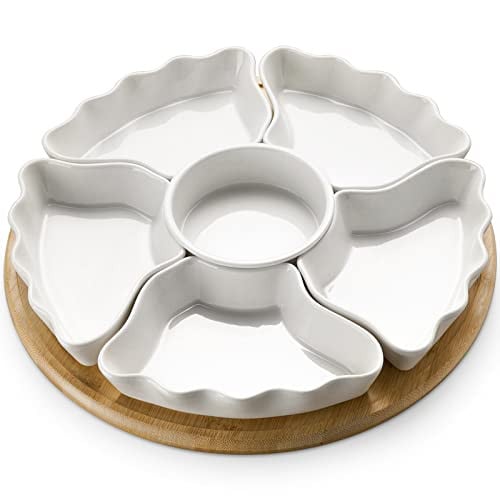 360° Rotatable Serving Tray and Platters Set Deal