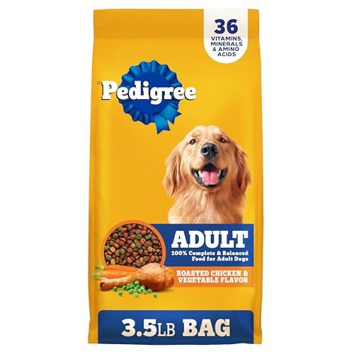 Pedigree Adult Complete Nutrition Dry Dog Food 3.5-Lb (Roasted Chicken & Vegetable) Deal