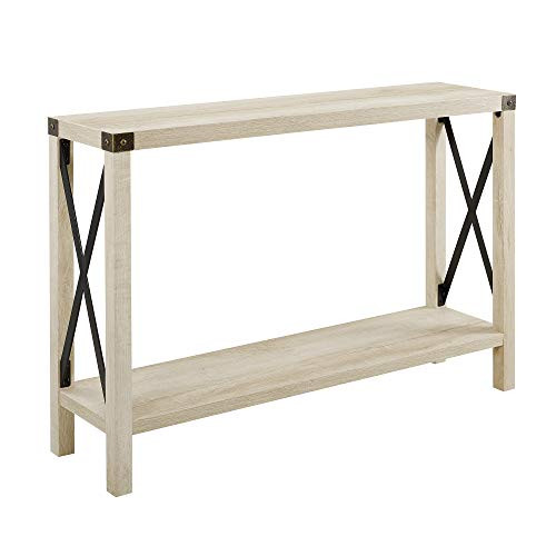 Walker Edison Sedalia Farmhouse Hallway Entry Home Accent Table 46"