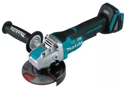 Makita 18V LXT Lithium-Ion Brushless Cordless 4-1/2 in./5 in. Paddle Switch X-LOCK Angle Grinder with AFT