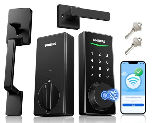 Philips WiFi Smart Lock with Front Door Handle Set