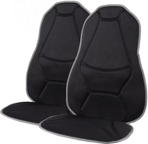 Homedics Heated Travel Cushion With Vibration Massage, 2-Pack