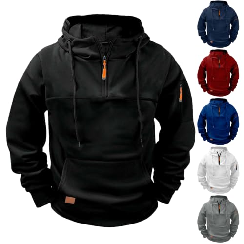 Quarter Zip Pullover Cargo Tactical Sweatshirts Deal
