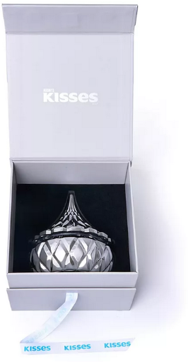 Godinger Hershey's Kiss Candy Dish Electroplated w/ Gift Box Deal