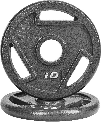2-Count 10-Lb FlexWave 3-Grip Olympic Cast Iron Weight Plates