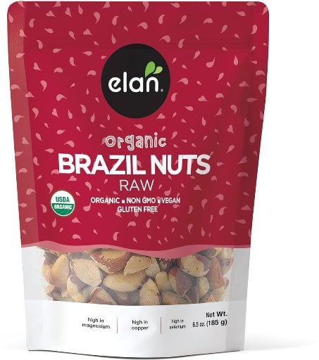 Elan Organic Raw Brazil Nuts 6.5 oz
