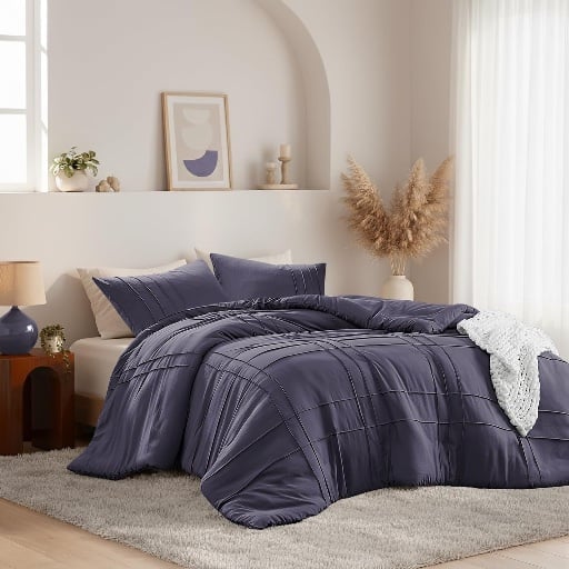 Ultra Soft Pinch Pleat Comforter Sets - Many Colors  Deal
