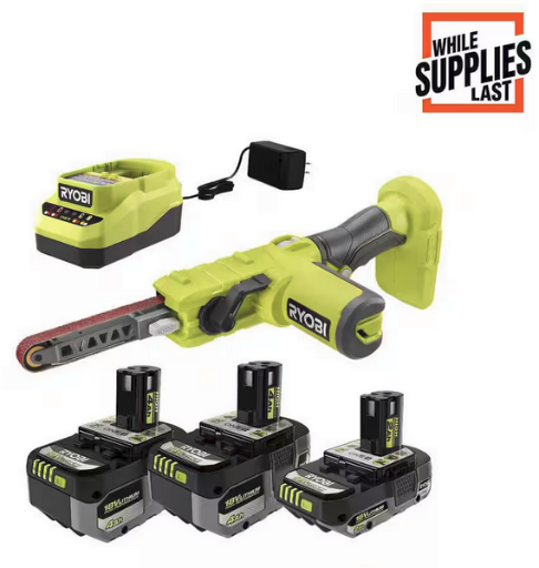 Home Depot Daily Pick: RYOBI ONE+ 18V Cordless 1/2 in. x 18  deal at Home Depot