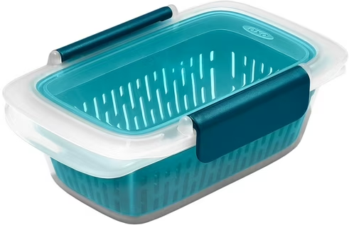 OXO Softworks Prep & Go Food Storage Container w/ Colander (15.2oz)