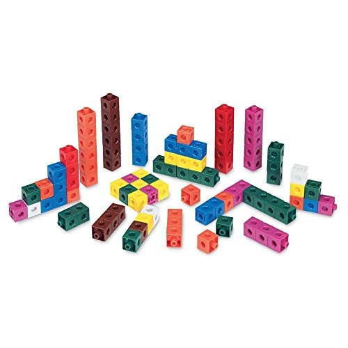 hand2mind Snap Cubes Math Linking Cubes Set 100-Piece Deal