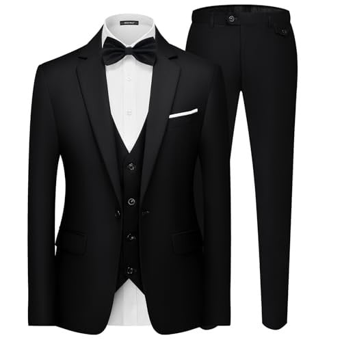 MAGE MALE 3 Pieces Elegant Slim Fit Suit Deal