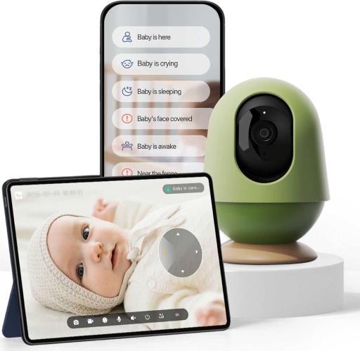 Monai Smart AI Baby Camera Monitor 3K HD