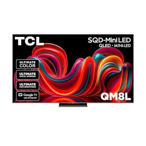 75" TCL Class QM8L Series SQD-Mini-LED QLED Smart TV