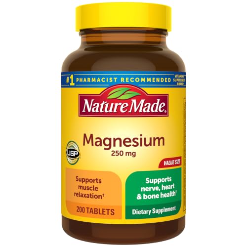 Nature Made Magnesium Oxide 250mg 200 Tablets Deal