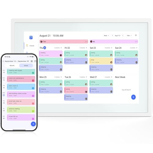 Smart Digital Calendar Family Organizer