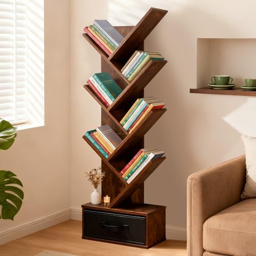 DUMOS 7 Tier Tree Bookshelf Deal