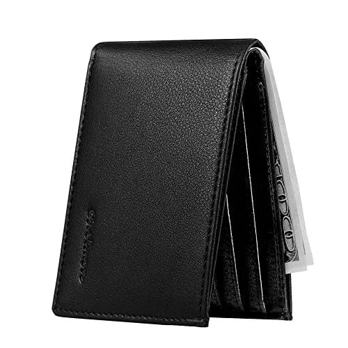 Chelmon Men's RFID Blocking Minimalist Wallet w/ ID Window