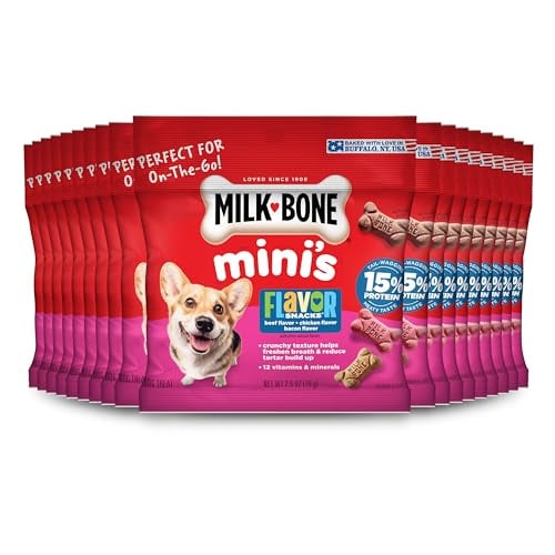 Milk-Bone Flavor Snacks Mini’s Dog Treats 20-Count