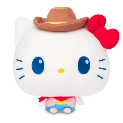 TeeTurtle Cloudheads Cowgirl Hello Kitty 8" Plush